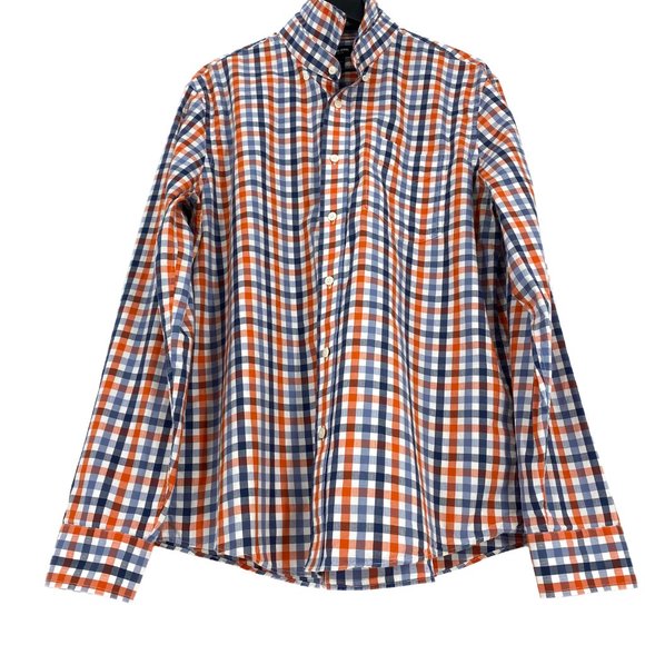 JACK SPADE NEW YORK Palmer Gingham Dobby Button Down Long Sleeve Shirt Size XL - Picture 10 of 16